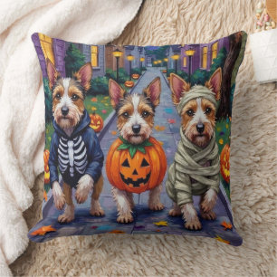 Coussin Costume d'Halloween de Biewer Terrier Trick ou Tri