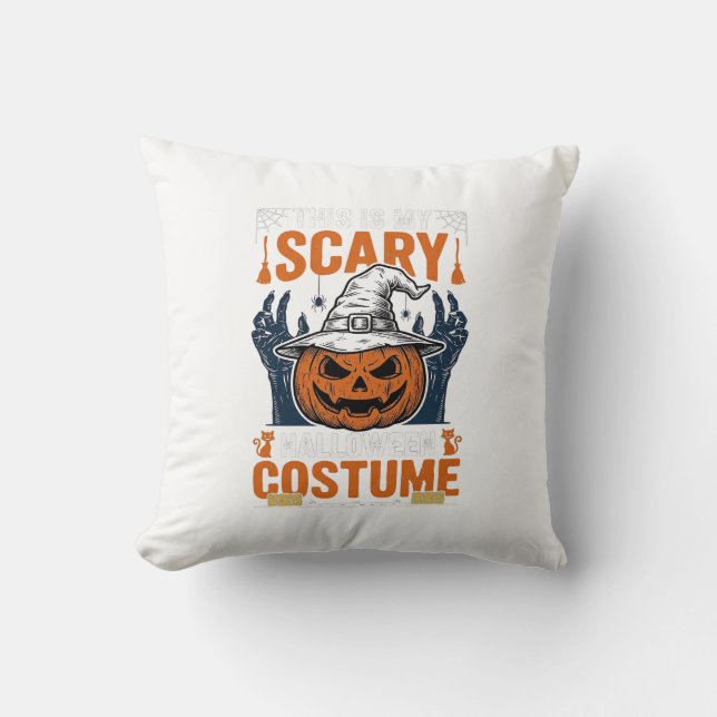 Coussin Costume d'Halloween effrayant Chapeau de sorcière  (Recto)