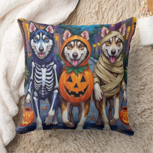 Coussin Costume d'Halloween pour Husky Sibérien allant che