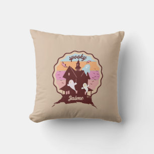 Coussin Costume Halloween Rétro Fantôme de Maison Hantée É