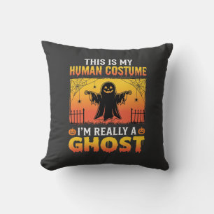 Coussin Costume Humain Halloween Fantôme Vintage