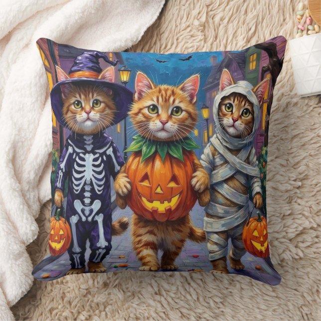 Coussin Costumes d'Halloween pour chats perses (Couverture)
