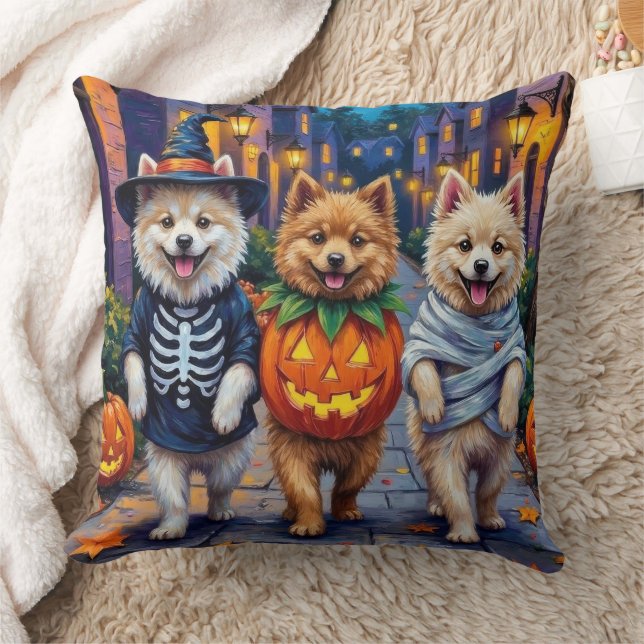 Coussin Costumes d'Halloween pour chiens Samoyèdes allant  (Couverture)
