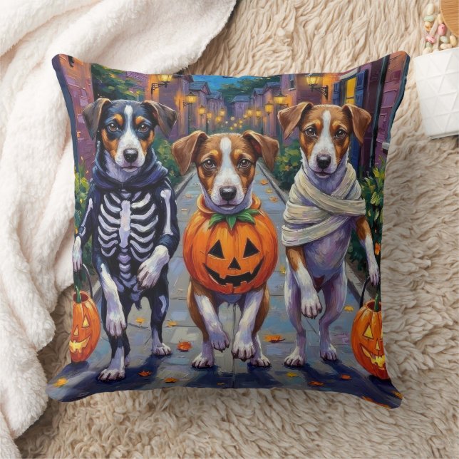 Coussin Costumes d'Halloween pour Jack Russell à l'occasio (Couverture)