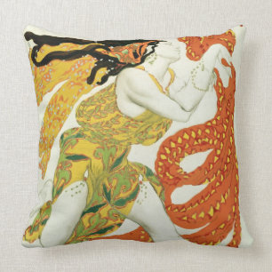 Coussin Costumez la conception pour une bacchante dans