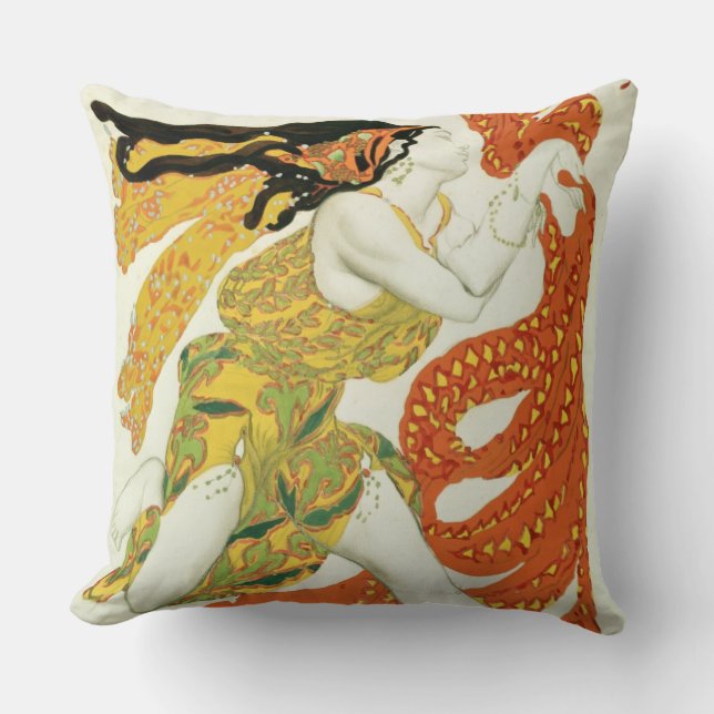 Coussin Costumez la conception pour une bacchante dans (Recto)