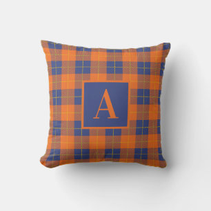 Coussin Cosy Chèque Buffle Plaid Chute Monogramme