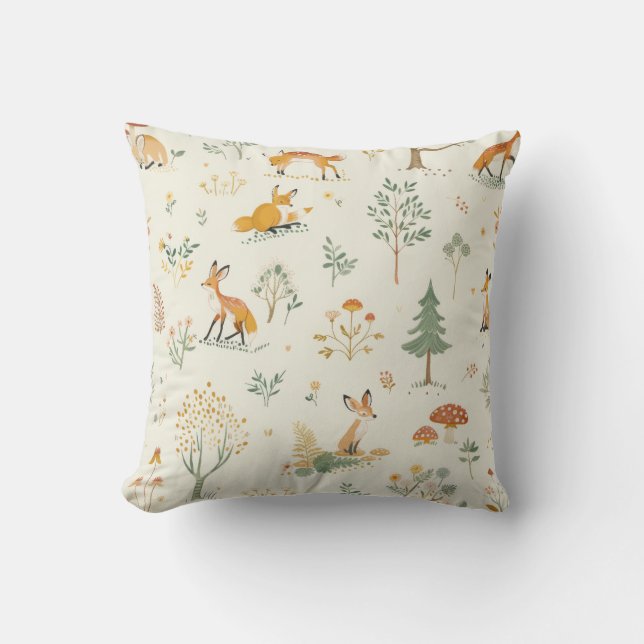 Coussin "Cosy Fox Thaillow Pillow" (Recto)