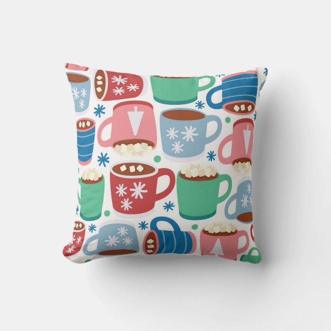 Coussin Cosy Hot Cocoa Délice (Recto)