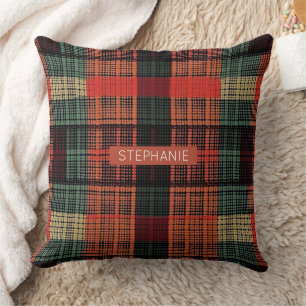 Coussin Cosy Knit Patchwork - Boho Vintage Style Automne