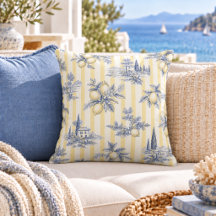 Côté chic exotique île Citrus Toile de Jouy