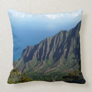 Coussin Côte de Na Pali sur le carreau de Kauai