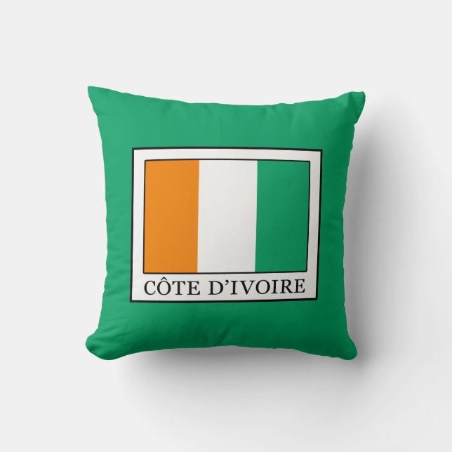 Coussin Côte d'Ivoire (Recto)
