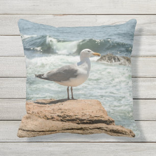 Coussin Côte du Maine Acadie Océane Mouette