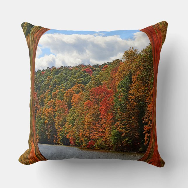 Coussin Côte Est Automne... (Recto)