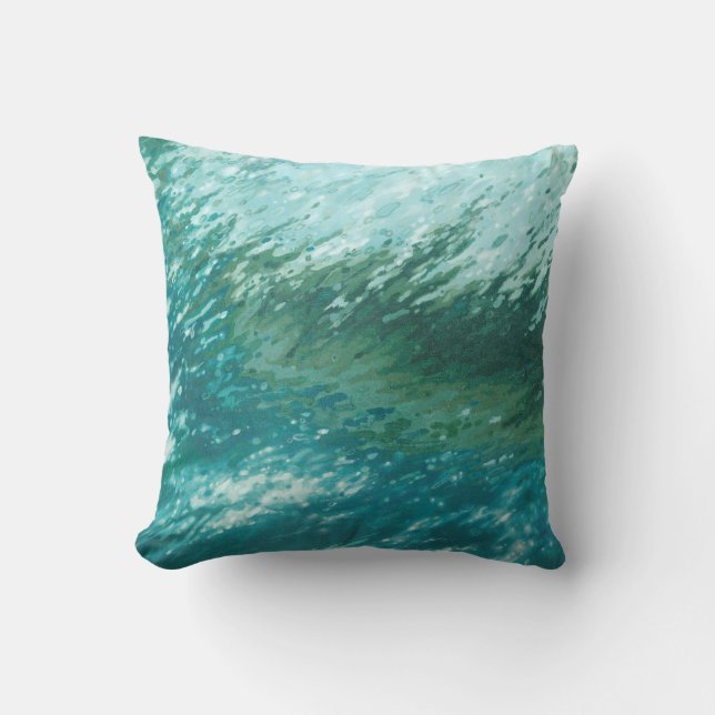 Coussin côtier de plage de surf de ressac par Juul (Recto)