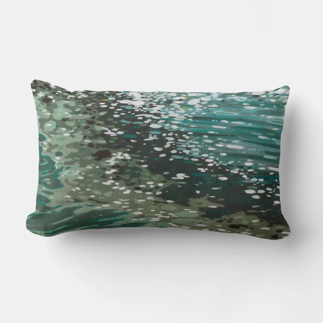 Coussin côtier de "Shoreline" dans gris, la sauge (Recto)
