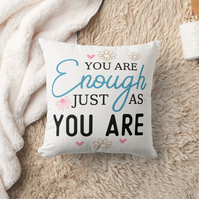 Coussin Coton peluche Motivation décorative Jeu d'oreiller (Couverture)