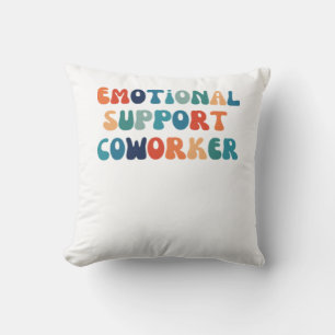Coussin Cotravailleur d'aide émotionnelle - Bestie de trav