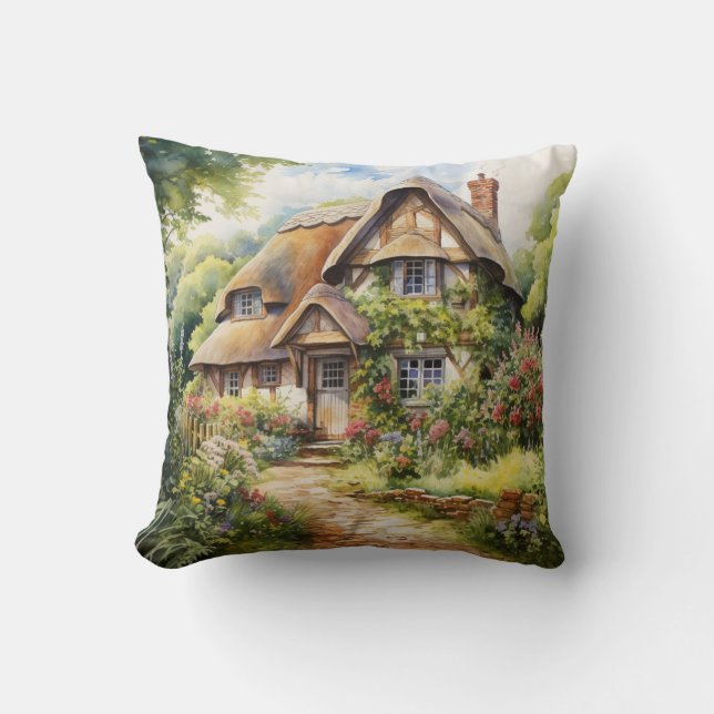 Coussin Cottage anglais (Recto)