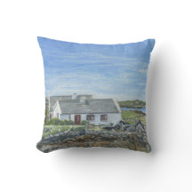 Cottage de Ballyconneely Coussin, Galway, Irlande