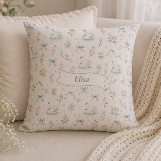 Coussin Cottagecore Cadeau à l'arc personnalisé vintage La