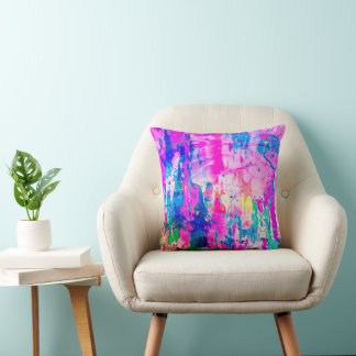 Coussin cotton candy abstract modern dream