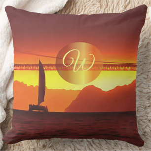 Coussin Coucher de soleil à San Francisco 1124