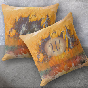 Coussin Coucher de soleil Abstrait 0612