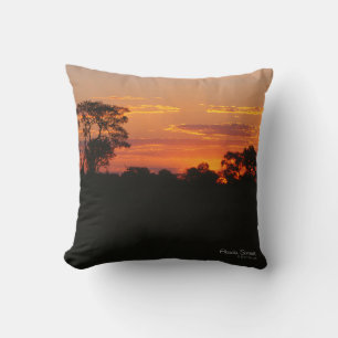 Coussin Coucher de soleil Acacia