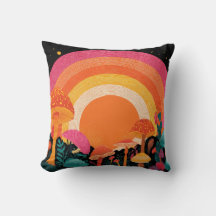 Coucher de soleil aux champignons psychédéliques –