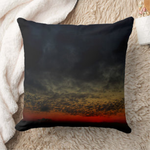 Coussin Coucher de soleil avant la tempête