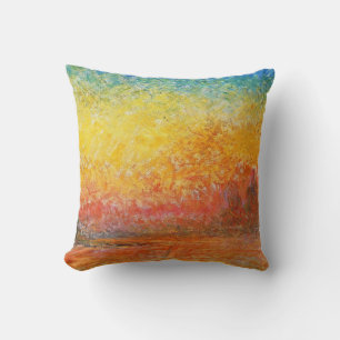 Coussin Coucher De Soleil Claude Monet À Venise Art Impres