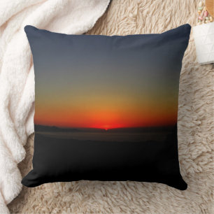 Coussin Coucher de soleil dans l'eau