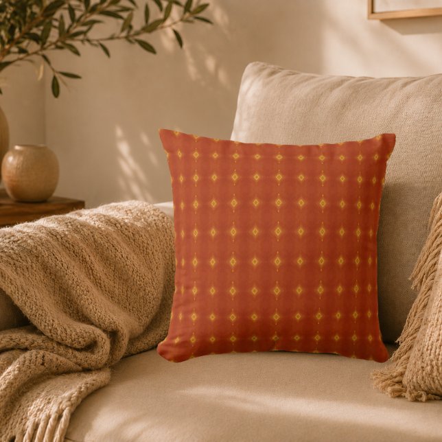 Coussin Coucher de soleil en terre cuite (Créateur téléchargé)