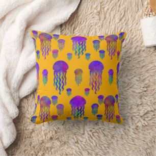 Coussin Coucher de soleil pour la danse sous-marine