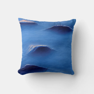 Coussin Coucher de soleil sur des rochers faisant saillie