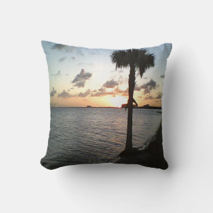 Coussin Coucher de soleil sur la plage