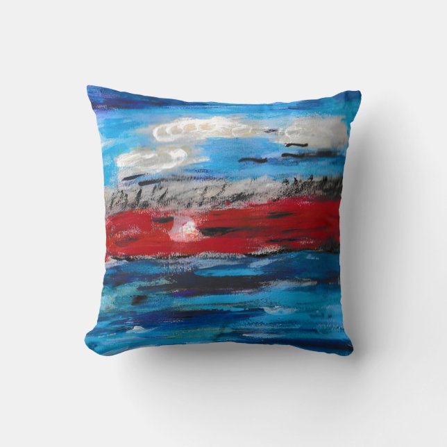 Coussin Coucher du soleil (Recto)