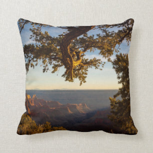 Coussin Coucher du soleil au-dessus de canyon grand