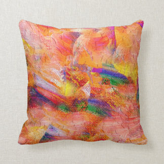 Coussin Coucher du soleil infini de peinture abstraite