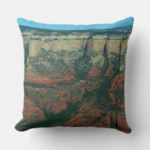 Coussin Couches de roches rouges à Sedona Arizona
