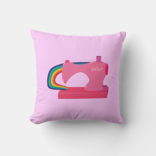 Coussin Coudre des arcs-en-ciel