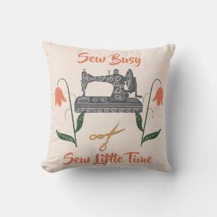 Coussin Coudre Enthousiaste-Coudre Occupé, Peu De Temps