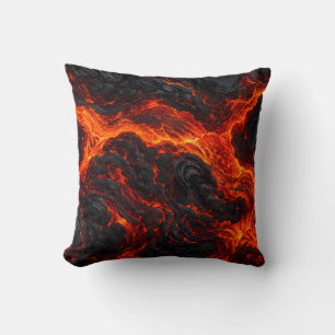 Coussin Coulée de lave ardente