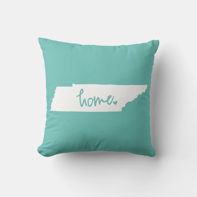 Coussin Couleur à la maison de coutume du Tennessee (Recto)