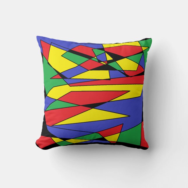 Coussin couleur Abstrait (Recto)