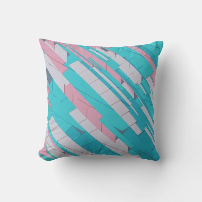 Coussin Couleur Abstrait motif Jeu d'oreiller (Recto)