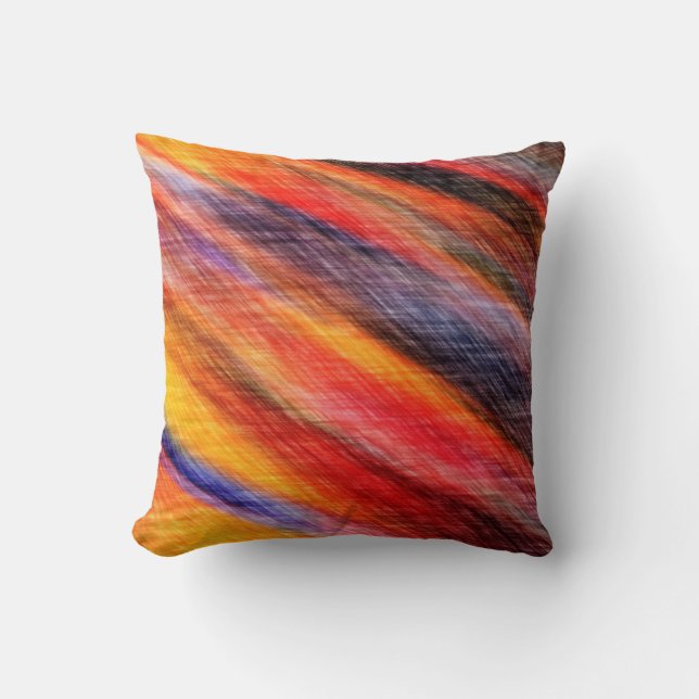 Coussin Couleur Abstraite Couleur Couleur du soleil (Recto)