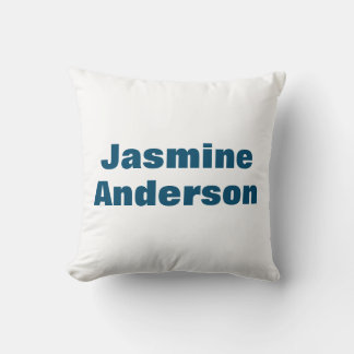 Coussin Couleur bleu océan minimaliste moderne
